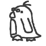 動画で白黒ペンギン