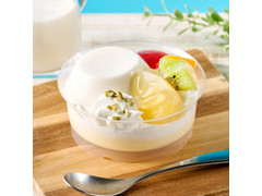 ドンレミー 北海道牛乳プリンのアラモード