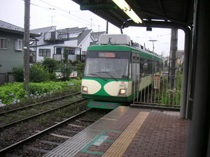 緑と白の世田谷線