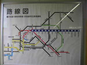 北総鉄道路線図