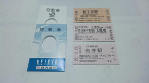 記念入場券