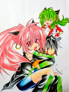 【一次創作・オリジナルキャラクター】Existence mind／ウェルキィ、メルティ、ガドル