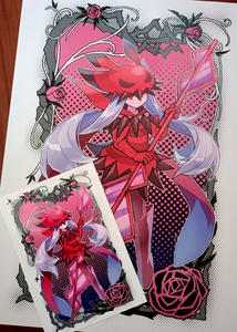 【二次創作・ファンアート】オレカバトル2／赤魔道師ポワン