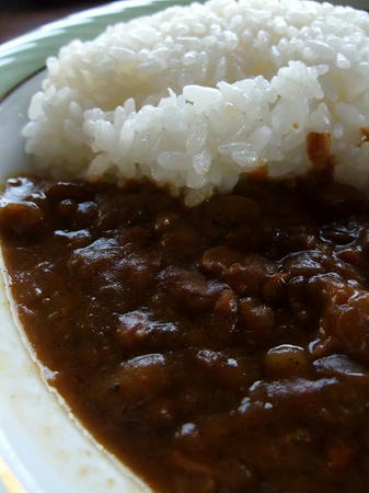 納豆カレー（賞味期限切れ）