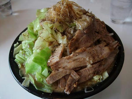 麺屋 一心 野菜らーめん ミニ (にんにく入り)