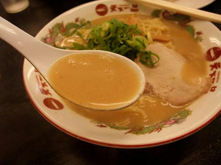 天下一品　こってりスープ