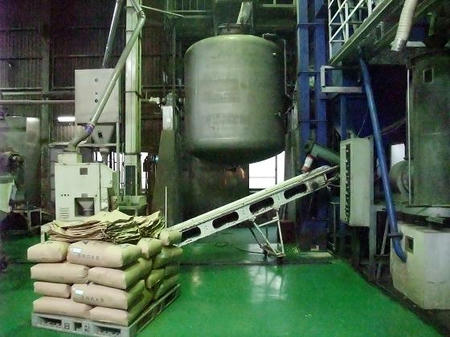 大豆を蒸す器械