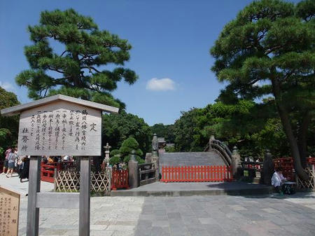 鶴岡八幡宮　入口