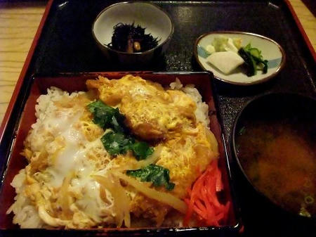 玉子とじかつ重