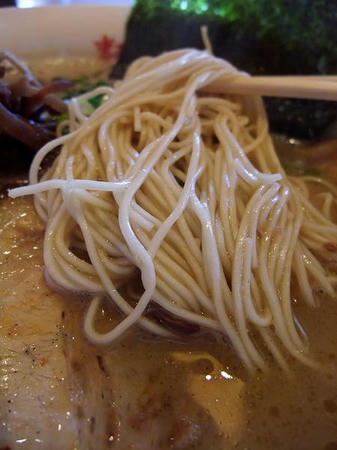 麺屋 大谷 九州豚骨らーめんの細麺