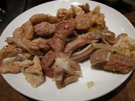 焼肉食堂 かっちゃんち 塩ホルモン