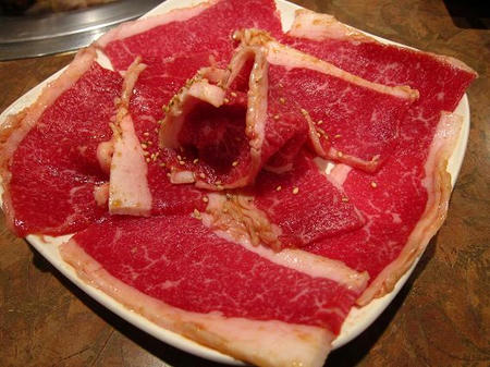 焼肉食堂 かっちゃんち 花盛カルビ(ジャンボ)