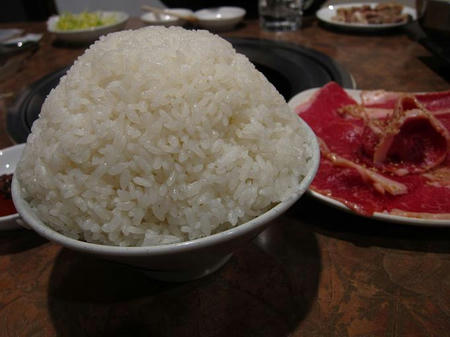 焼肉食堂 かっちゃんち ライス(大)