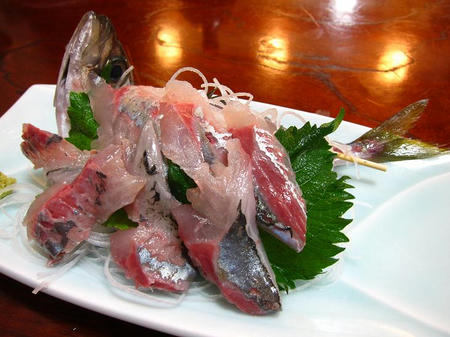 お食事処 樹　真アジの刺身