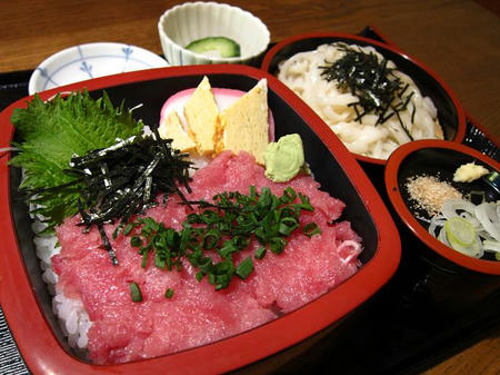 和食 光駕 ネギトロ丼ざるうどん