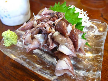 お食事処　樹（たちき）　ボイルホタルイカ