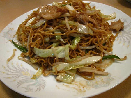 満菜館　急汁炒麺