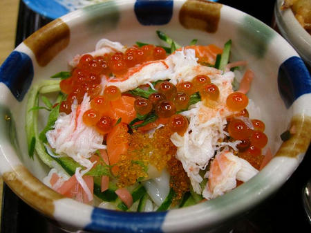 とんでん　ミニオホーツク丼