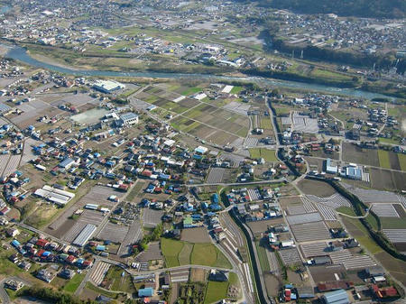 渋川市小野子上空