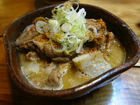 里の茶屋 モツ煮