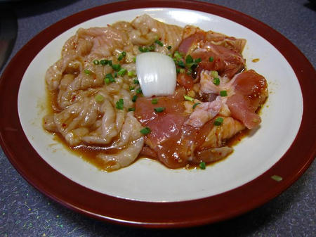 焼肉 燦 テッチャン&鳥モモ焼