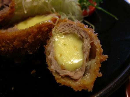 とんかつ 梅乃家 チーズ