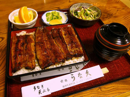 うな久 共水うな重(竹)大盛