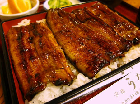 うな久 共水うな重(竹)大盛