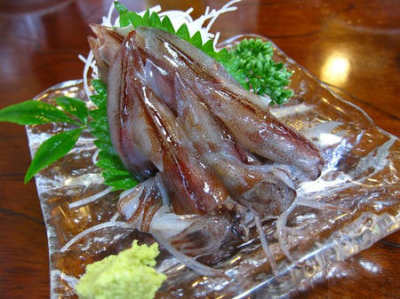 お食事処 たちき　生ホタルイカ