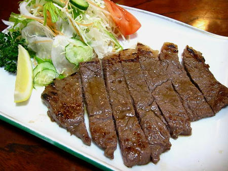 お食事処 たちき　上州牛ステーキ