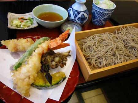 そばきり酒房 すだ金 天ぷらせいろ蕎麦