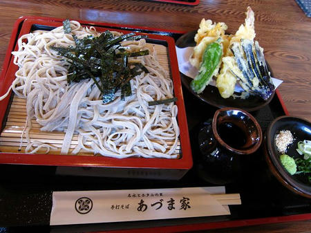 あづま家 天ざるそば 大盛