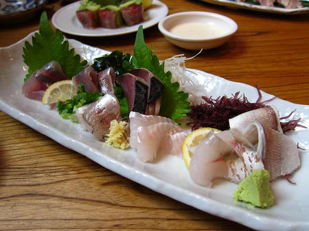 えぼし 茅ヶ崎本店　地魚刺身盛り合わせ