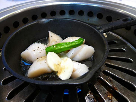 焼肉よねやま　ホタテバター