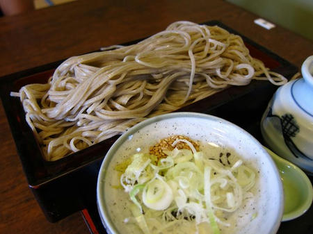 石臼手打そば処 きこり　蕎麦大盛