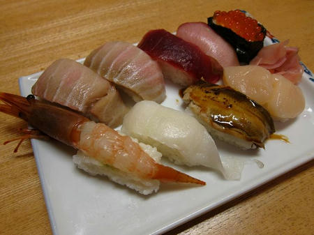 海鮮四季 北海亭　特上にぎり寿司