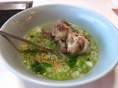 忠央食堂 テールスープ