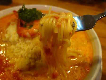 スパゲティー専科 はらっぱ 海老のトマトクリーム