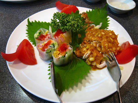 中華料理 四川 三種類冷彩料理