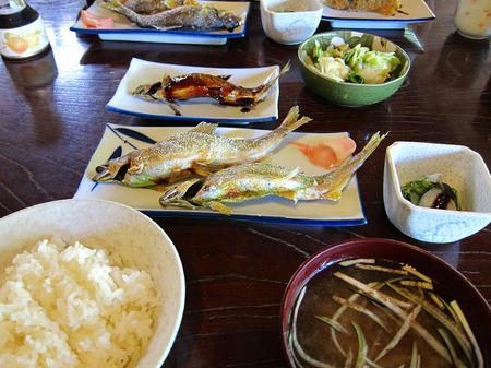 綾戸 簗 竹定食