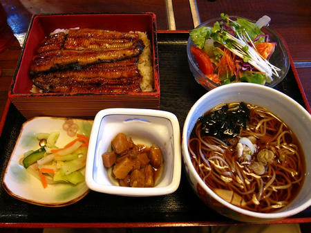 鶴亀庵 うな重定食