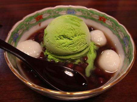 鶴亀庵　白玉クリームせんざい