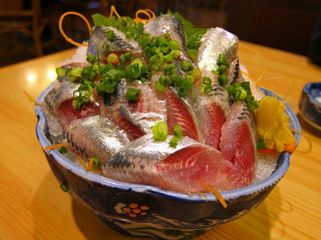 和食レストラン とんでん いわし刺身
