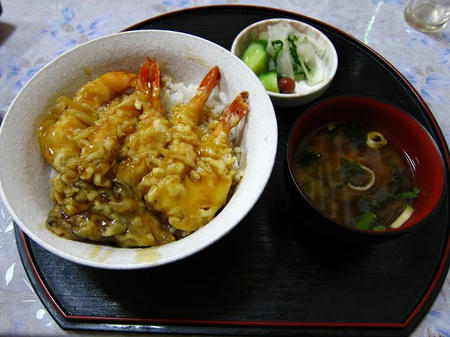 きらく　海老天丼