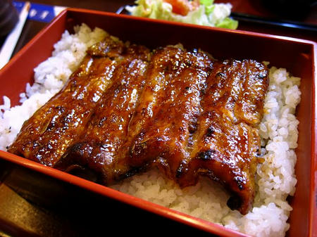 都屋 上うなぎ定食