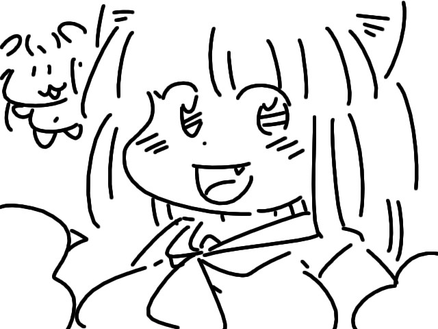 cat girl neko mimi ひざの上の同居人
