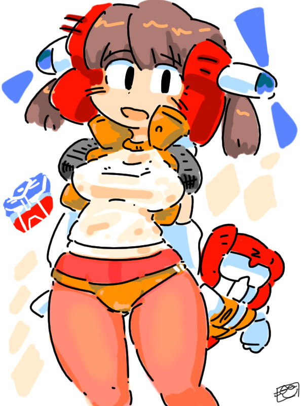 transformers pretenders humanized gijinka safety protectbots firstaid  Scramble City redeco Guard City girl