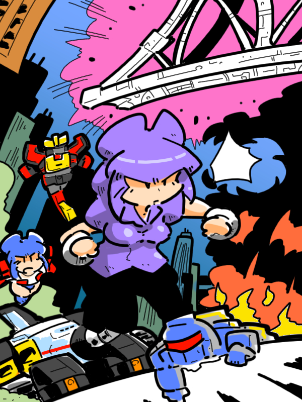 トランスフォーマー 萌え 擬女化 擬人化 G1 ロードファイヤー ガルバトロン サイクロナス スカージ ダイアトラス transformers pretenders humanized gijinka roadfire cycronus scourge dai atras girl