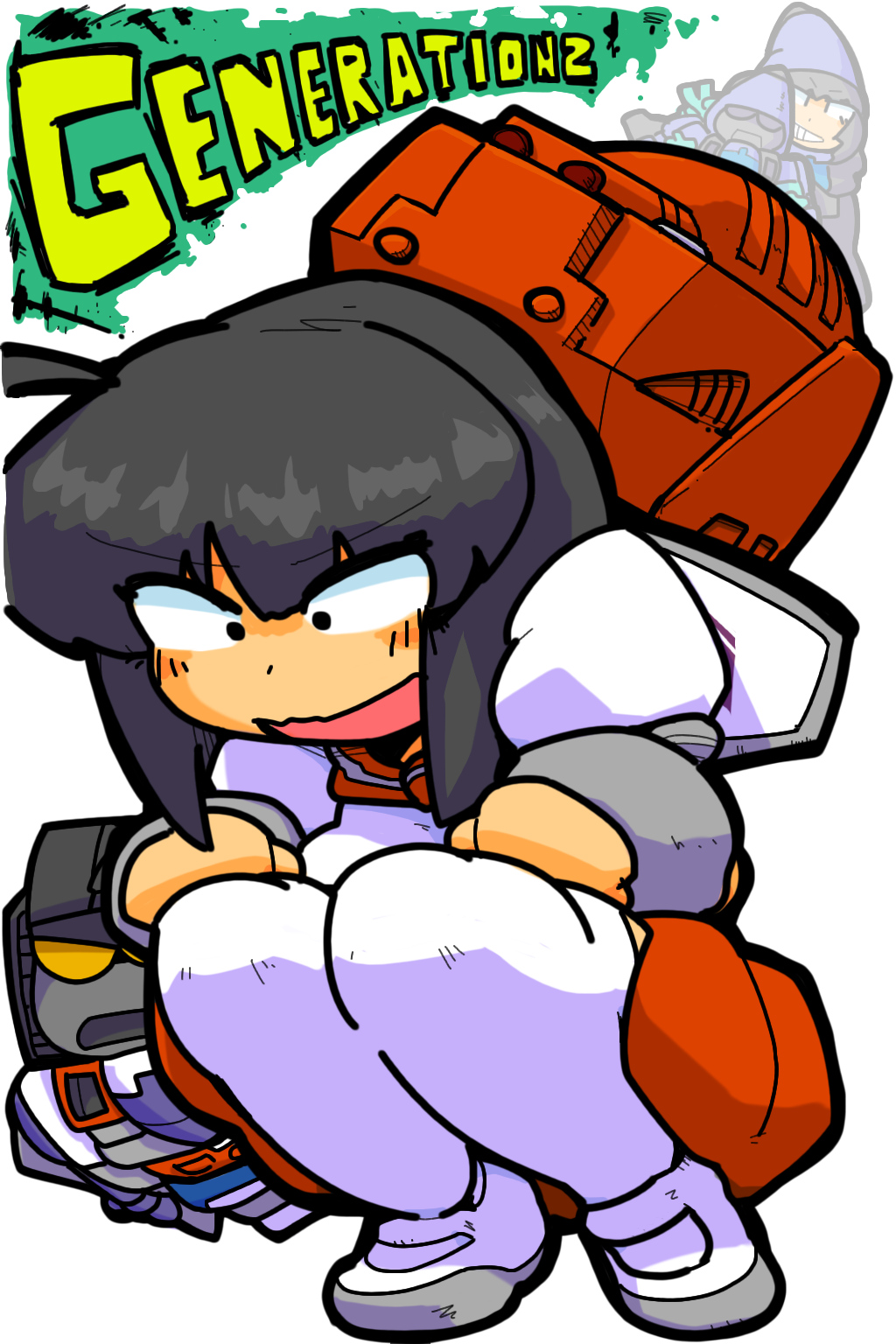 Transformers Generation2 Starscream Pretenders Humanized Gijinka Robot girl Holomatter Avatars