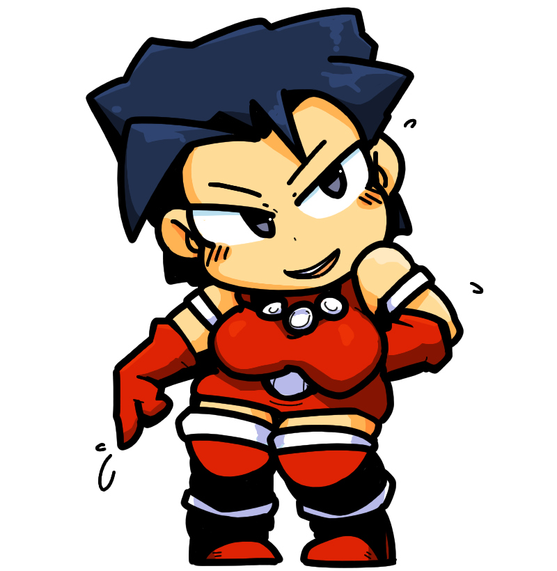 Shin Megami Tensei2 Disco Holytown Dancer Girl body conscious